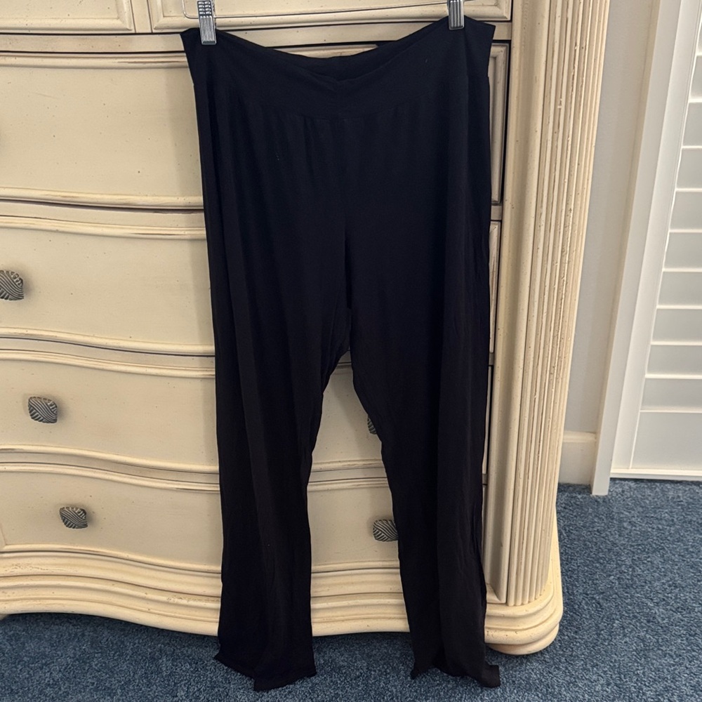 Black Wide-Leg Pants